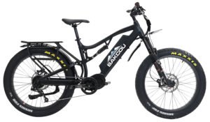 Bakcou E-bikes BS17BB25 Storm 25 Medium Matte Black 17" w/Stand Over Height of 30.50" Frame, Sram 9sp, 40t Front & Sram 11-34t Rear Cassette Bafang M620 Ultra Motor
