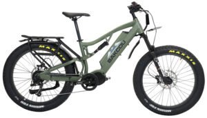 Bakcou E-bikes BS17GB25 Storm 25 Medium Matte Black 17" w/Stand Over Height of 30.50" Frame, Sram 9sp, 40t Front & Sram 11-34t Rear Cassette Bafang M620 Ultra Motor