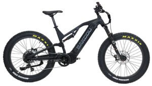 Bakcou E-bikes BSC19BB21 Scout Large Matte Black 19" Frame, 11 Speed Sram NX, 11-42t Rear Cassette BafangUltra Mid-Drive Motor