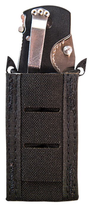 High Speed Gear 41PT00BK TACO Duty Single Pistol Mag, Black Nylon with MOLLE Exterior, Fits MOLLE & 2" Belt