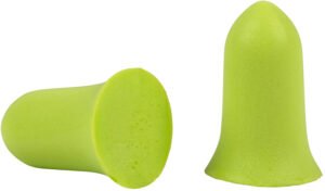 Allen 4128 Tapered Foam Ear Plugs 32 dB Lime Green 50 Pair