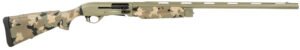 Silver Eagle Arms A21228OS3 Alpha 2  12 Gauge 3" 4+1 28" Green Cerakote Chrome Lined Vent Rib Barrel & Steel Receiver, Old School Camo Synthetic Fixed Stock