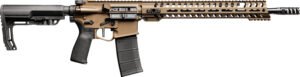 Patriot Ordnance Factory 02040 Renegade +  5.56x45mm NATO 30+1 13.75" Steel Threaded Barrel, Bronze Aluminum Receiver
