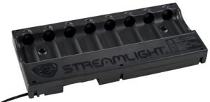 Streamlight 20231 8-Unit Bank Charger  Black SL-59/CR123A Battery 100V/120V/AC