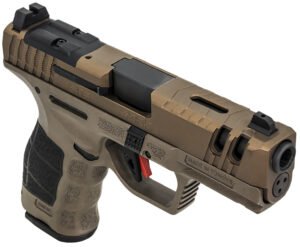 SAR USA SAR9CG3BR SAR9 C Gen3 Compact Frame 9mm Luger 15+1 4" Black Steel Barrel, Bronze Steel Optic Ready/Ported/Serrated Slide, Bronze Polymer Frame w/Picatinny Rail, Interchangeable Backstrap Grip