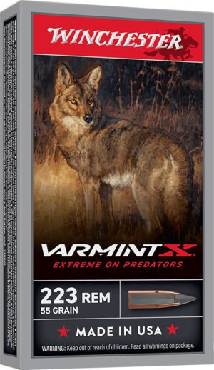 Winchester Ammo X223PXP Varmint X  223Rem 55gr Extreme Point 20 Per Box/10 Case