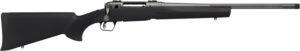 Savage Arms 58275 110 Trail Hunter Lite Full Size 6.5 PRC 2+1 20" Fluted/Threaded Barrel, Drilled & Tapped Steel Receiver, Black Fixed Synthetic Stock