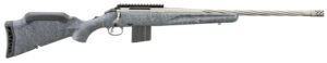 Ruger 46910 American Gen II Full Size 6mm ARC 10+1 20" Cobalt Cerakote Threaded Barrel, Picatinny Rail Steel Receiver, Gray Splatter Adjustable Synthetic Stock