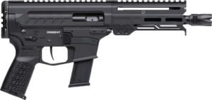 CMMG 45A4C0FAB Dissent MKG 45 ACP 13+1 6.50" Black Nitride Medium Taper Threaded Barrel, CMMG 5.5" M-LOK Handguards, Black Armor Cerakote Aluminum Picatinny Rail Receiver, CMMG Zeroed Grips