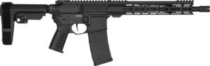 CMMG 55AC20AAB Banshee MK4 5.56x45mm 30+1 12.50" Black Nitride Medium Taper Threaded Barrel, EML 11" M-LOK Handguards, Black Armor Cerakote Aluminum Picatinny Rail Receiver, CMMG Zeroed Grips