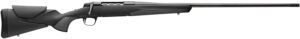 Browning 036003246 X-Bolt 2 Hunter Full Size 300 WSM 3+1 23" Matte Black Threaded Sporter Barrel, Matte Black Drilled & Tapped Steel Receiver, Black Adjustable Vari-Tech w/Grip Module Synthetic Stock