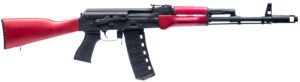 Century Arms RI5042N BFT  5.56x45mm 30+1 16.25" Manganese Phosphate Steel Barrel, Manganese Phosphate Optic Ready Steel Receiver, Matte Red Wood Stock, Black Polymer Grip