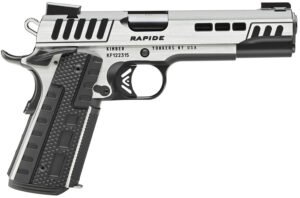 Kimber Mfg.,inc 3000421  Rapide Scorpius 9mm 9+1 5" Black KimPro II w/ Brush Polished Flats Stainless Steel Slide G10 Grip