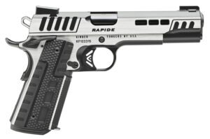 Kimber Mfg.,inc 3000426  Rapide Scorpius 10mm 8+1 5" Black KimPro II w/ Brush Polished Flats Stainless Steel Slide G10 Grip