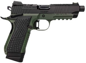 Kimber Mfg.,inc 3100022 KDS9C TFS 9mm 15+1 18+1 4.60" Ranger Green/ Black Front and Rear Serrations Stainless Steel G-10 Grip