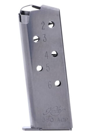 Kimber Mfg.,inc 1200163A Micro Magazine 6rd Silver Stainless Steel