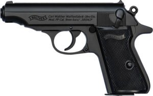 Walther Arms 4796028 PP  380 ACP 7+1 3.90" Black Steel Barrel, Black Serrated Steel Slide, Aluminum Frame w/Beavertail, Textured Grips
