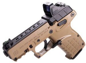 Kel-Tec P17BTANOPTIC P17  22 LR 16+1 3.80" w/Optic & Holster Tan