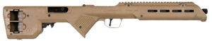 Desert Tech TRKRF2218FDE TREK-22  Flat Dark Earth Compact 22 LR 18" Free Floating Steel Barrel, Picatinny Rail Receiver, M-LOK Handguards, Fixed Polymer Stock, Suppressor Ready