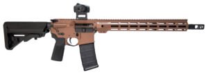 Bushmaster 0010006H212 Bravo Zulu  5.56 NATO 30rd 16" Salt Bath Nitride 7075 Aluminum Alloy Receiver H Series Cerakote Grip