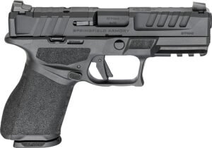 Springfield Armory EC9409BU15 Echelon  Compact Frame 9mm 15+1 4" Black Melonite Steel Barrel & Optic Ready/Serrated Steel Slide, Black Polymer Frame w/Picatinny Rail, Textured Grip