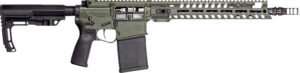 Patriot Ordnance Factory 02065 Rifle Rogue 308 Win 20+1 13.75" Olive Dark Green Cerakote
