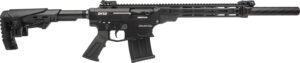 Derya Firearms DY1220US Namlu DY12 12 Gauge Semi-Auto 3" 5+1 20" Black Melotine Threaded Barrel, Black Anodized Aluminum Receiver w/Picatinny Rail, Black Adjustable Polymer Stock & Pistol Grip