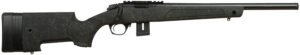 Bergara Rifles BMR007 BMR-X  22 LR 10+1 18" Blued Heavy Threaded Barrel, Blued Picatinny Rail Receiver, Adj LOP Green w/Black Webbing Synthetic Stock