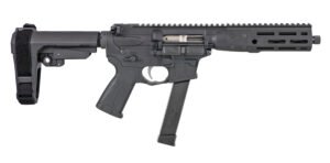 LWRC ICP9B8SBA3 IC-9  9mm Luger 8.50" 30+1 Black Nitride Threaded Barrel, Black Anodized Aluminum Picatinny Rail Receiver, SB Tactical SBA3 Brace, LWRC Ultra Combat Grip, Ambidextrous