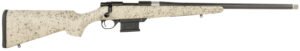 Howa HCE6ARCTAN 1500 Carbon Elevate 6mm ARC 22" Carbon Fiber Wrapped Threaded Barrel, Black Drilled & Tapped Steel Receiver, Fixed Stocky's Tan w/Black Webbing Synthetic Stock, Right Hand