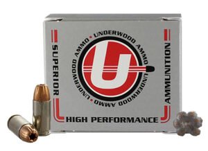 Underwood Ammo 114   9mm 124gr Jacketed Hollow Point 20 Per Box/10 Case