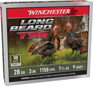 Winchester Ammo LBTSS2839 Long Beard TSS  28Gauge 3" 1 5/8oz Tungsten 9Shot 5 Per Box/10 Case
