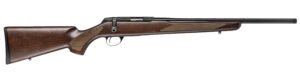 Tikka JRT1XH300 T1X Hunter 22 LR 5+1 20" Black Threaded Barrel, Black Drilled & Tapped Steel Receiver, Oiled Fixed Wood Stock, Right Hand