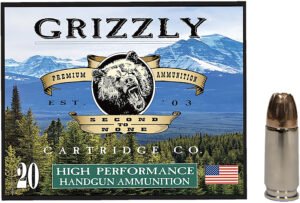 Grizzly Ammo GC9+P+CM10   9mm+P 124gr Jacketed Hollow Point 20 Per Box/10 Case
