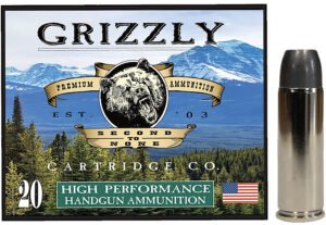 Grizzly Ammo GC45C+P14   45Colt+P 335gr Wide Long Nose Gas Check 20 Per Box/10 Case
