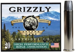 Grizzly Ammo GC45/70+P5   45-70Gov+P 405gr Wide Long Nose Gas Check 20 Per Box/10 Case