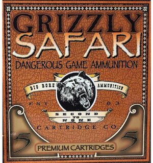 Grizzly Ammo GC47NE1   470NitroExpress 500gr Triple Shock X 5 Per Box/10 Case