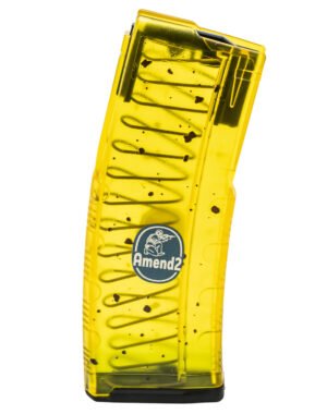 Amend2 556MODCBAN30 MOD-C Banana 30rd 5.56 NATO Fits AR-15 Yellow/Green Polymer