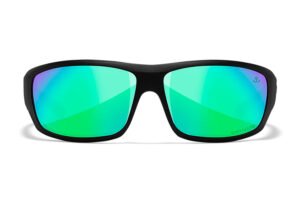 Wiley X ACOME22 Omega  Green Mirror Lens Polycarbonate Matte Black Frame