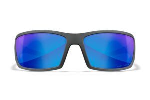Wiley X SSTWI09 Twisted  M/L Blue Mirror Lens Polycarbonate Matte Gray Frame