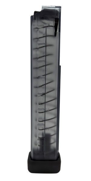 B&T Firearms BT30183N   30rd 9mm Luger Fits MP9/TP9/APC9/SPC9 Translucent Black Polymer