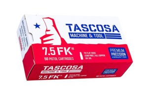 Italian Firearms Group TMTAMMOF9   7.5FK 101gr Flat Nose 50 Per Box/12 Case