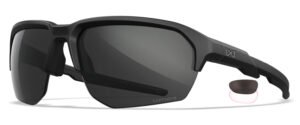 Wiley X CHJKL01 Jakl  M/L Grey/Clear Lens Matte Black Frame