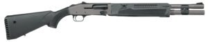 Mossberg 85170 940 Pro 12 Gauge 7+1 18.50" Tungsten Gray Cerakote Barrel, Tungsten Gray Cerakote Aluminum Drilled & Tapped Receiver, Black Fixed Synthetic Stock