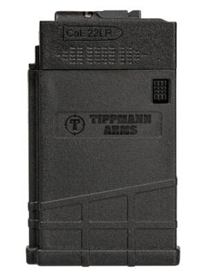 Tippmann Arms A201065 M4-22  10rd Low Profile 22 LR, Black Steel