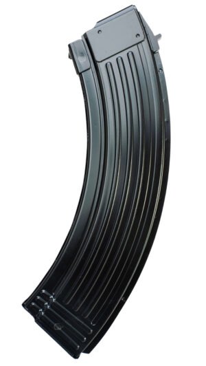 Global Ordnance LLC 810091157497   40rd Fully Ribbed 7.62x39mm Fits AK-47 Black Steel