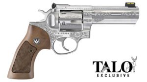 GP100 357Mag 4"S Wood Grp Engrvd HV TALO