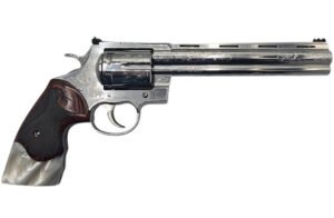 COLT ANACONDA 44MAG 8IN BARREL ENGRAVED ROSEWOOD AND PEARL GRIPS 1 OF 250