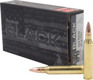 Hornady 80234 Black  223Rem 62gr Full Metal Jacket 20 Per Box/10 Case
