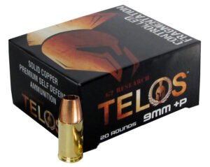 G2 Research G00619 Telos  9mmLuger+P 92gr Fracturing Copper Hollow Point 20 Per Box/25 Case